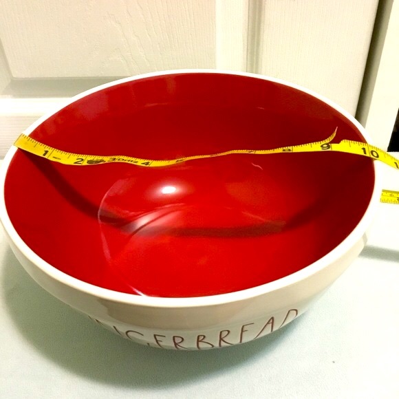 SALE 🔥🔥NEW Rae Dunn Large GINGERBREAD Ceramic Bowl - Picture 8 of 8